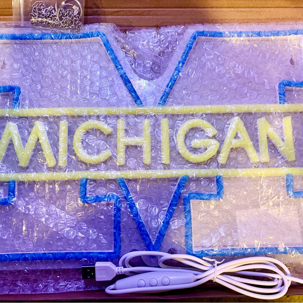Michigan LED Neon Sign - Picture 4 of 4